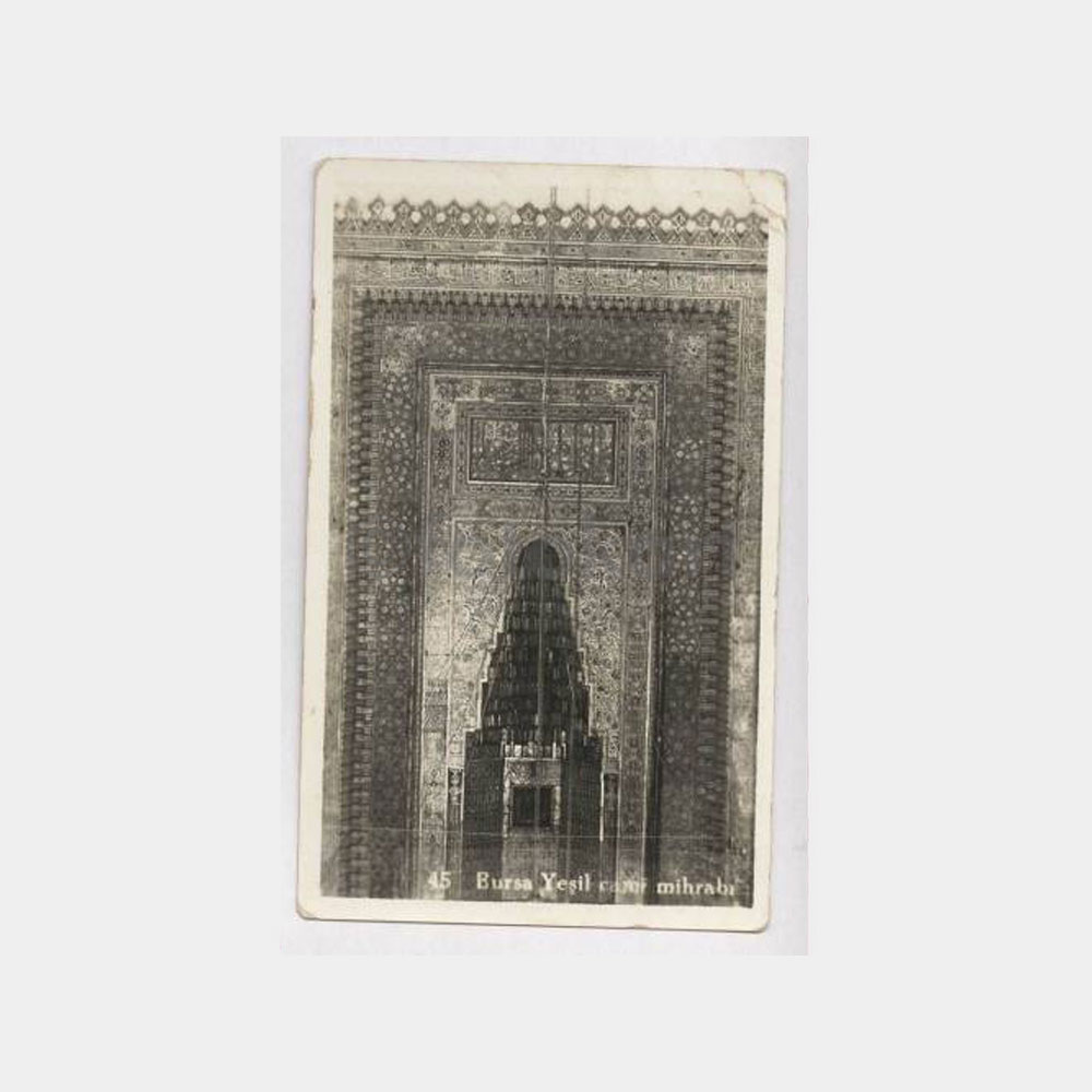 Bursa Yeşil Camii Mihrabı Görünüş Fotokart