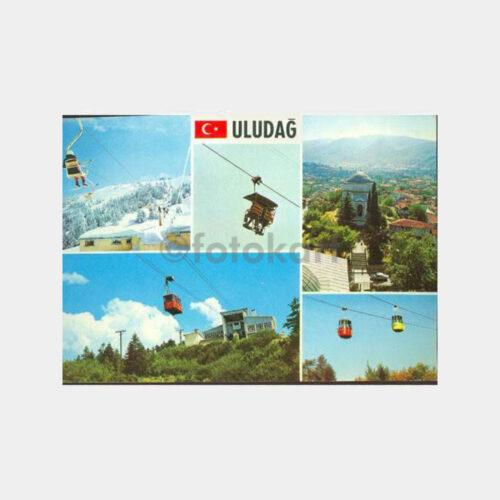 Bursa Uludağ Teleferikleri Görünüş Kartpostal