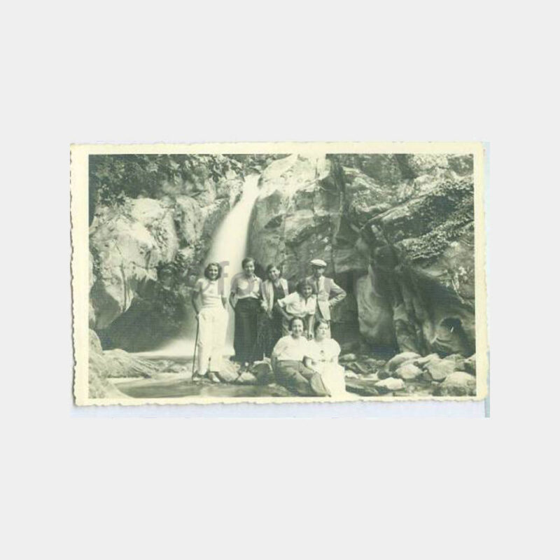 1935 Bursa Saidabad Şelale Grup Fotoğraf