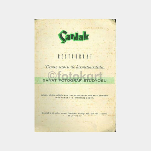 1968 Bursa Çardak Restaurant - Fotoğraf Kabı