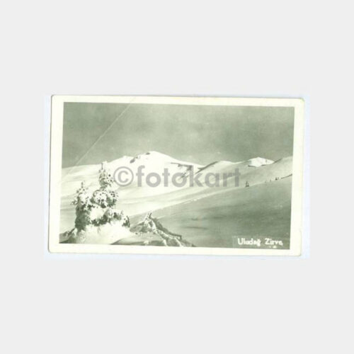 1930 Bursa Uludağ Zirve Görünüşü Fotokart