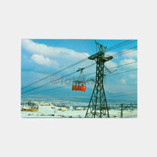 1968 Bursa Uludağ Teleferik Görünüş Kartpostal