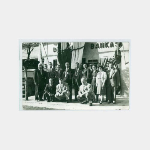 1958 Bursa Gemlik Banka Açılışı Görünüş Fotoğraf