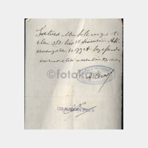 1932 Bursa Tuzpazarı Malzeme Faturası