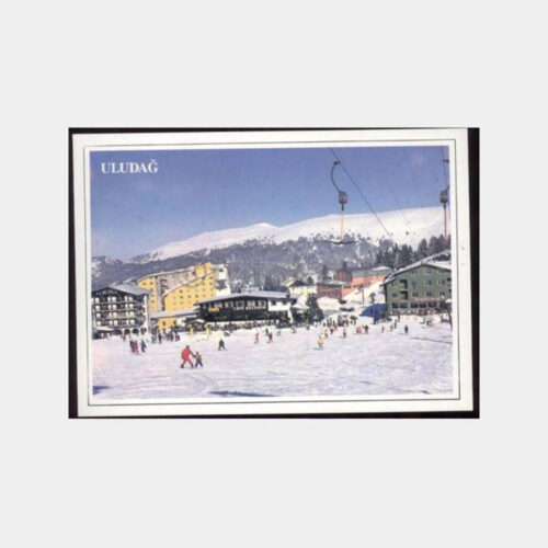 Bursa Uludağ Beceren Otel Cafe Görünüş Kartpostal