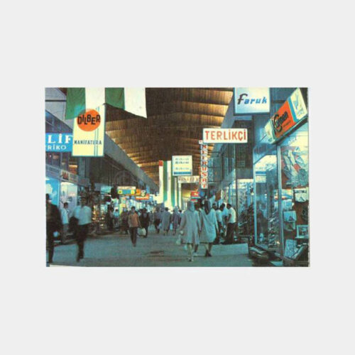 Bursa Kapalıçarşı İçinden Görünüş Kartpostal