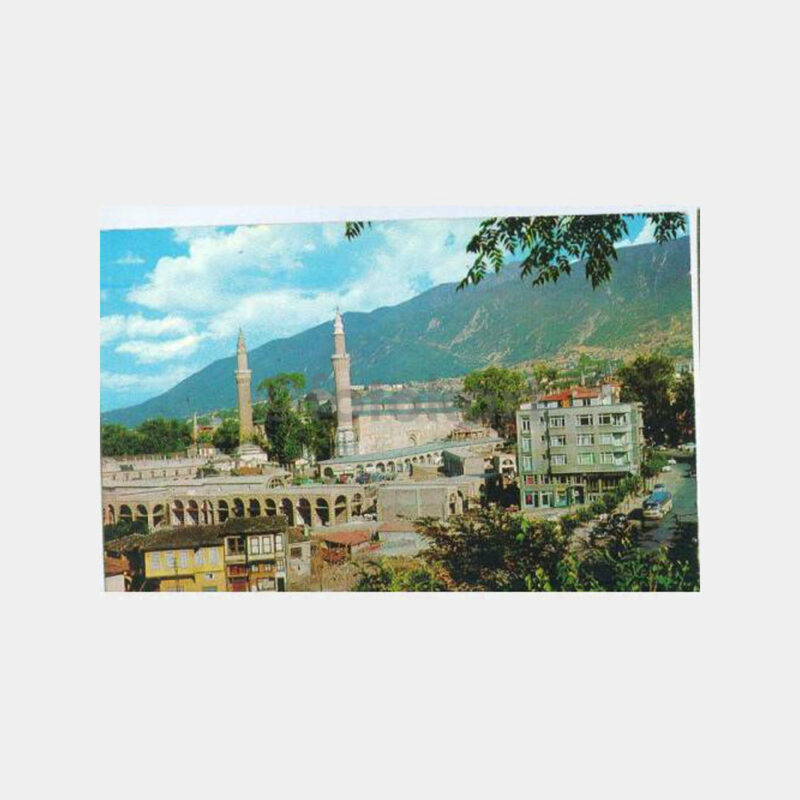 Bursa Ulucami Civarı Görünüş Kartpostal