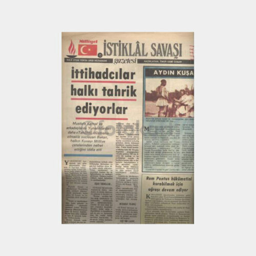 Milliyet - İstiklal Savaşı Gazetesi 26.06.1919