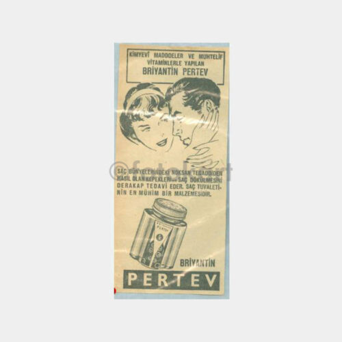 1940 Pertev - Briyantin Gazete İlanı