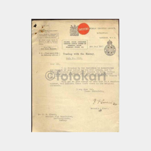 1921 İşgal İstanbulu İngiliz Komiserliği