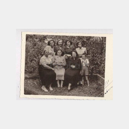 1951 Trabzon Baylar-Bayanlar 2 Adet Fotoğraf