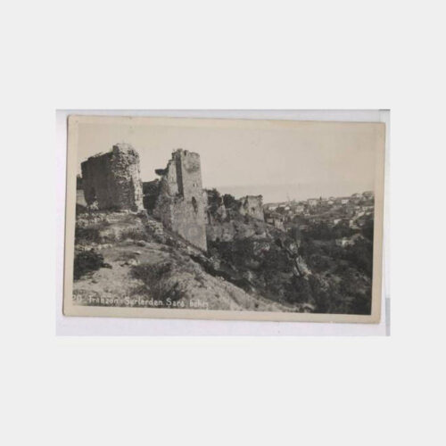 1940 Trabzon Surlarından Şehire Bakış Kartpostal