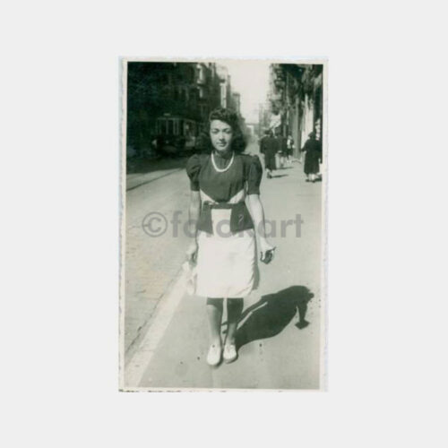1950 Beyoğlu Kadın Görünüş Fotoğraf