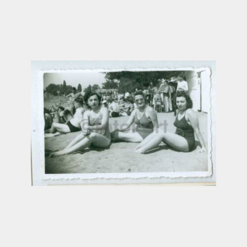 1940 Plaj ve Kadın Konulu Fotoğraf