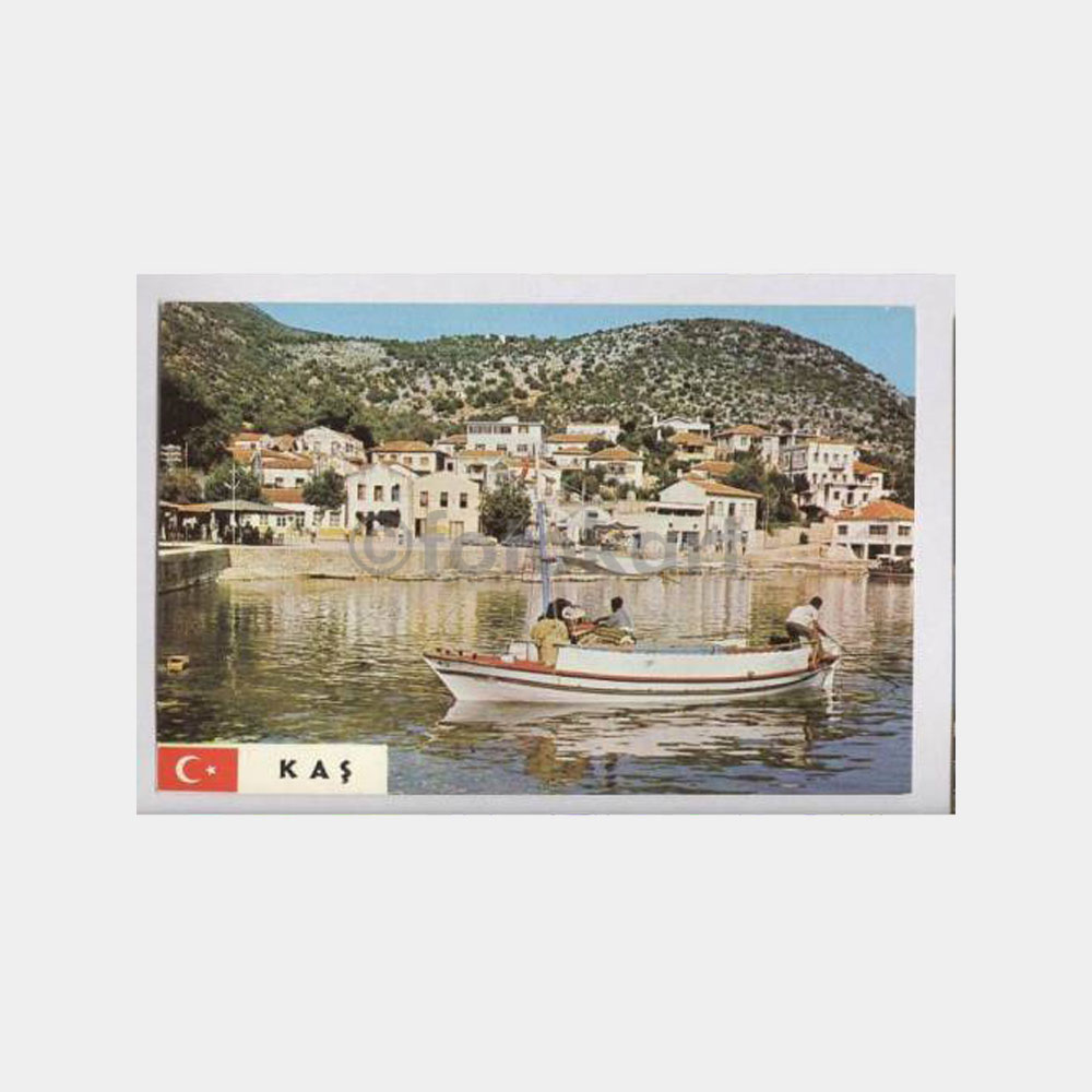 Kaş Antipellos Genel Görünüş Kartpostal