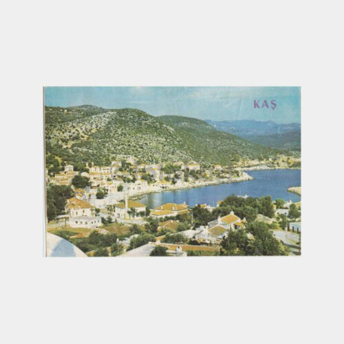 1974 Kaş Genel Görünüş Kartpostal
