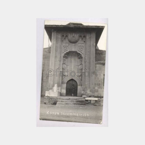 1940 Konya İnce Minare Görünüş Kartpostal