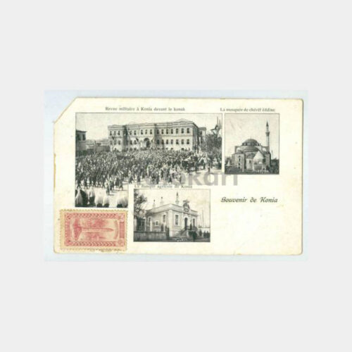 1900 Konya 3 Görünüş Nadir Kartpostal