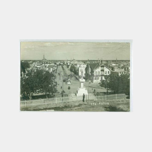 1930 Konya Genel Görünüş Kartpostal