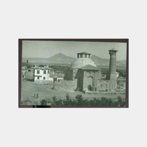 1934 Konya İnce Minareli Medrese Damgalı Kartpostal