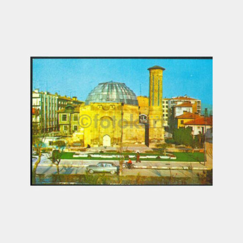 1968 Konya İnce Minare Görünüş Kartpostal