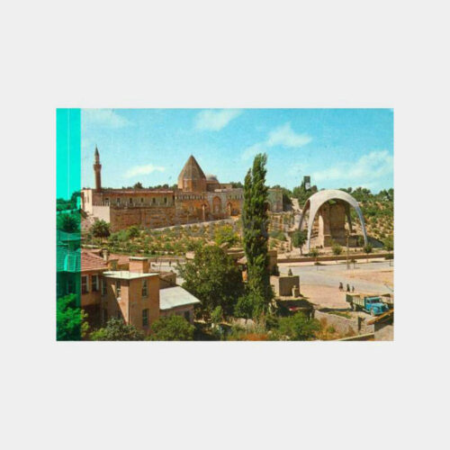 1970 Konya Alaaddin Tepesi Görünüş Kartpostal