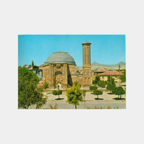 1976 Konya İnce Minare Görünüş Kartpostal