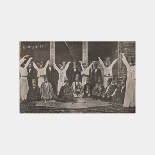 1930 Konya Mevleviler Konulu Kartpostal