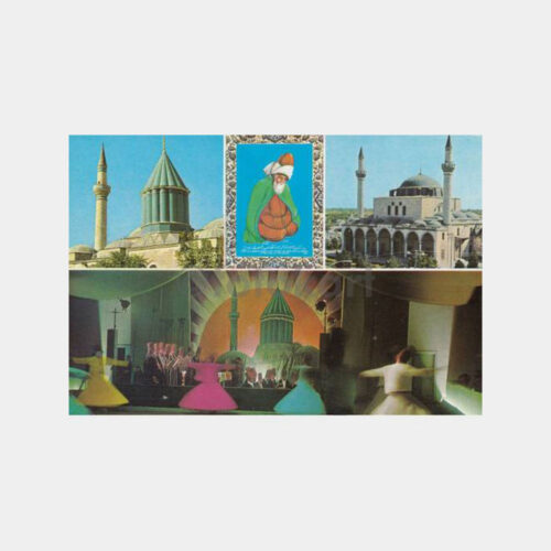 1970 Konya Mevlana Semazen Görünüş Kartpostal