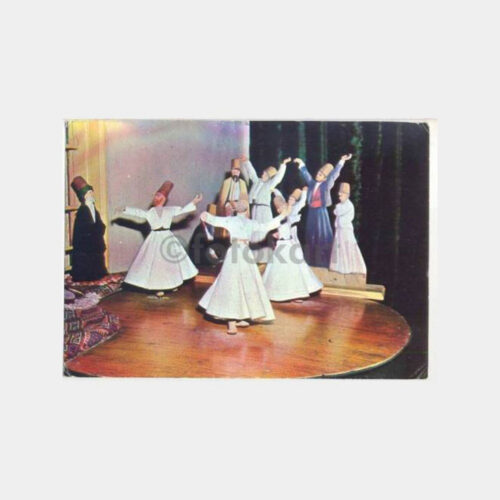 Konya Mevlana Semazen Konulu Kartpostal