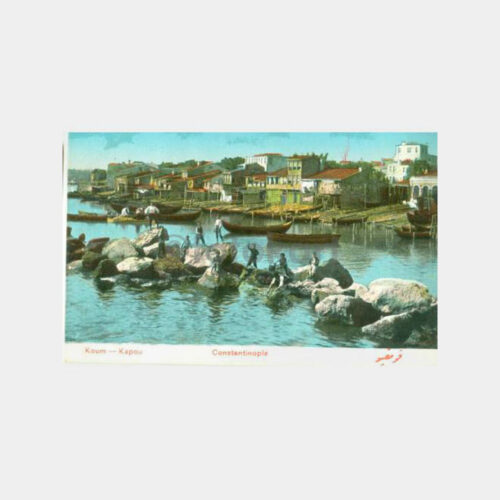 1910 Kumkapı Sahili Görünüş Kartpostal
