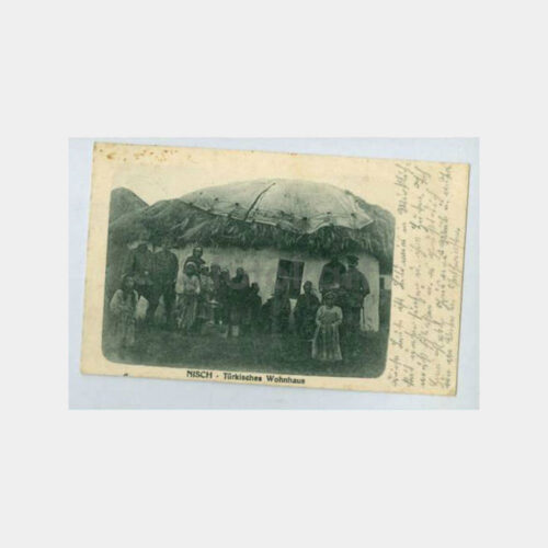 1916 Niş Yugoslavya Türk Evi - Askeri Posta Kartpostal