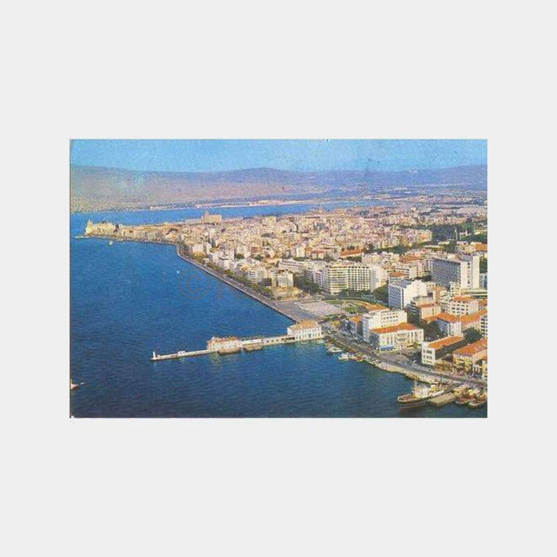 1976 İzmir Alsancak Posta Damgalı Kartpostal