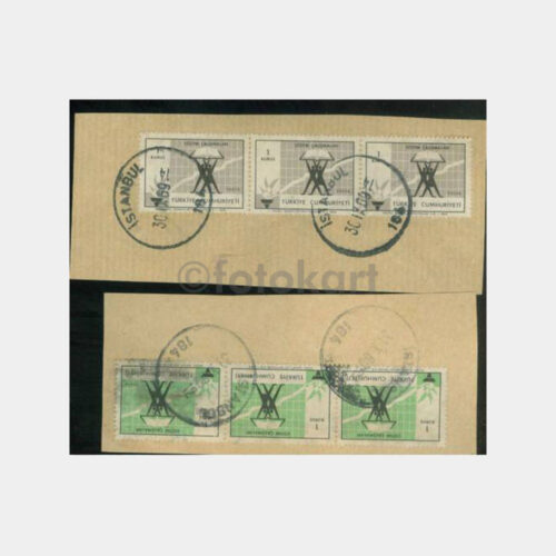 1969 İstanbul Posta Damgalı Fragman