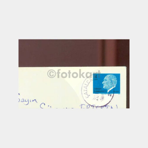 1982 Ata Pul Baskı-Çatalca Posta Damgalı Tebrik