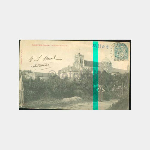 1918 Beylerbeyi Adresli Yenicami Posta Damgalı Kartpostal