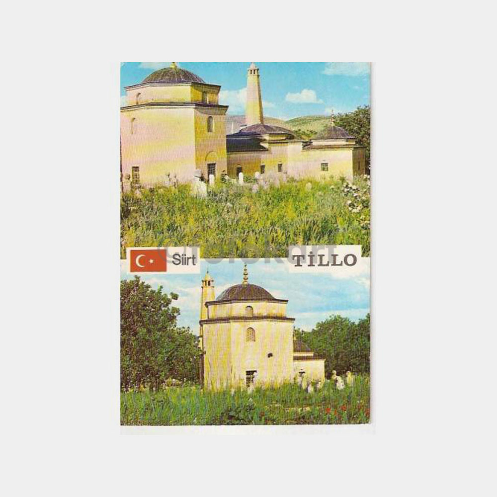 Siirt Tillo Türbeleri Postadan Geçmiş Kartpostal