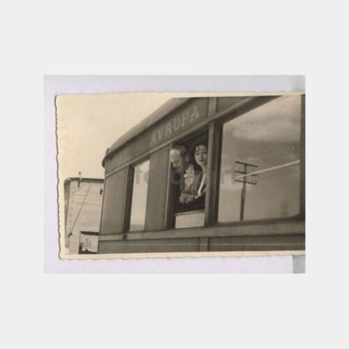 Avrupa Tren Postası Vagondan Görünüş Fotoğraf