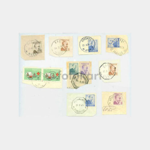 1958 Posta Damgaları 10 Adet Fragman