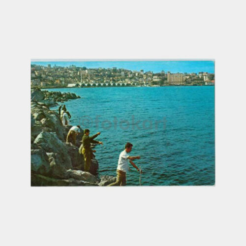 1970 Trabzon Mendirek Görünüş Kartpostal