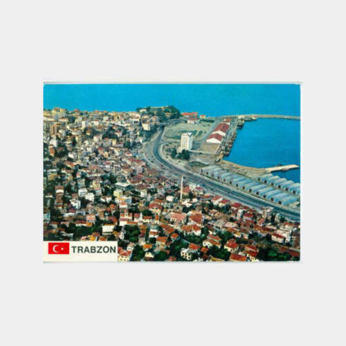 1970 Trabzon Genel Görünüş Kartpostal