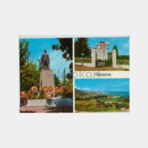 1970 Trabzon 3 Değişik Görünüş Kartpostal