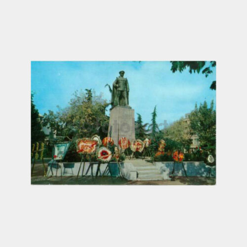 1979 Trabzon Atatürk Heykeli Görünüş Kartpostal