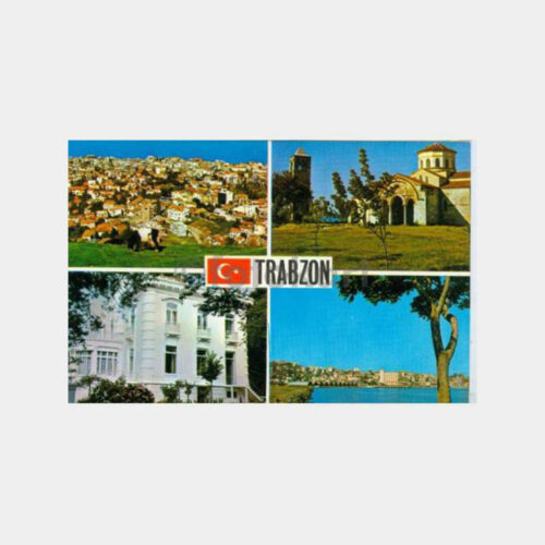 1970 Trabzon 4 Görünüş Kartpostal