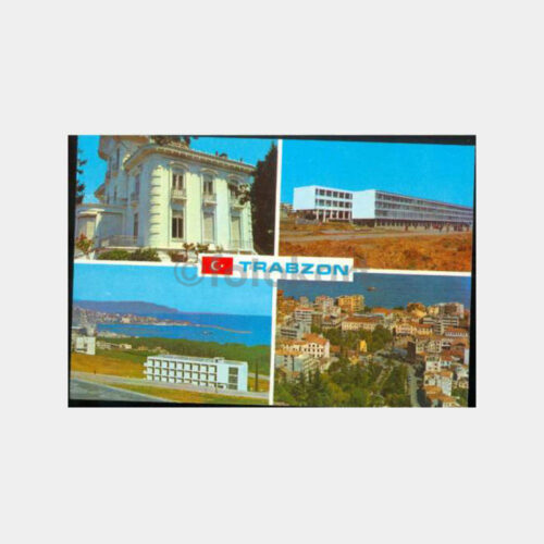 1970 Trabzon 4 Değişik Görünüş Kartpostal