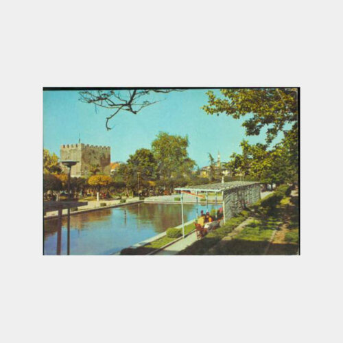 1970 Trabzon Parkı Görünüş  Kartpostal