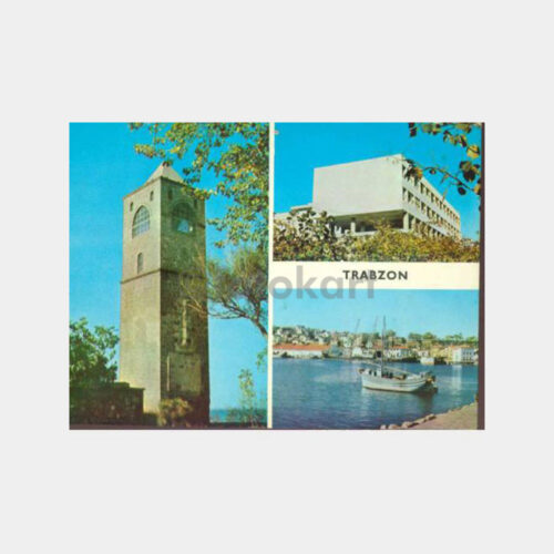1970  Trabzon 3 Görünüş Kartpostal