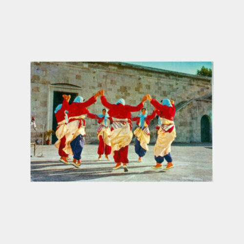 1968 Trabzon Kız Folklor Ekibi Kartpostal