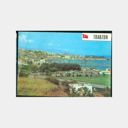 1975 Trabzon Genel Görünüş Kartpostal