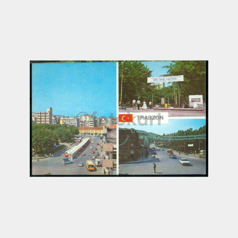 1986 Trabzon Görünüş Kartpostal